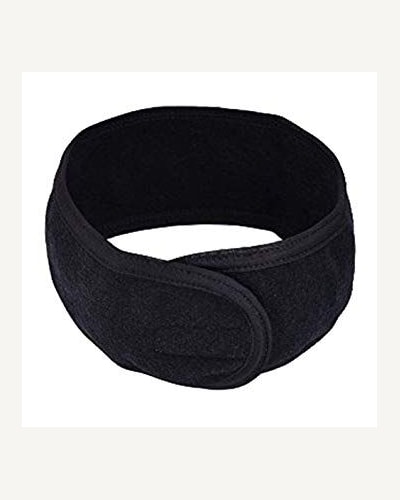 Bandeau met klittenbandsluiting (Wit / Zwart)