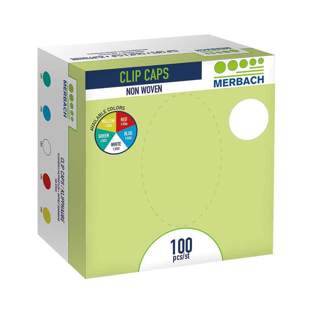 Merbach Haarnetjes / Clipcap Wit – 100 stuks