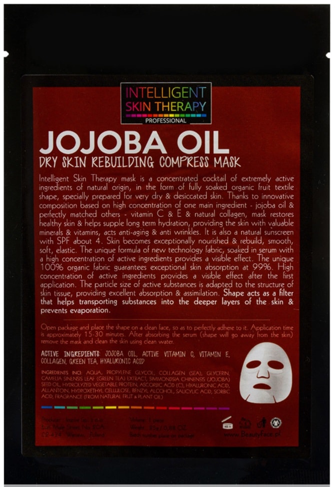 BeautyFace IST Rebuilding Dry Skin Booster Face Mask Prof Jojoba