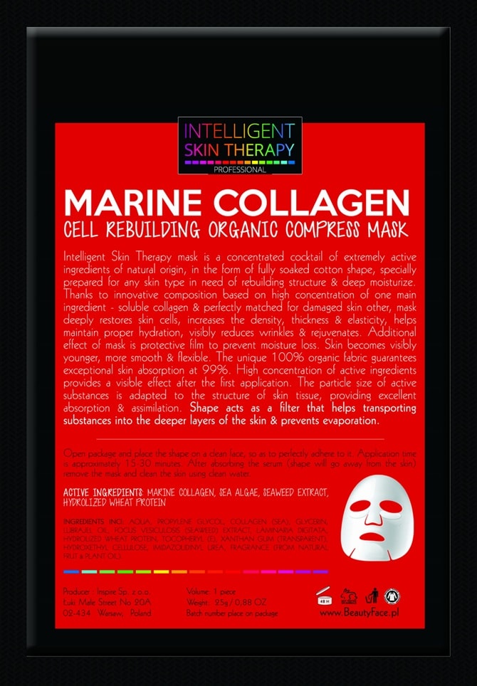 BeautyFace IST Cell Rebuilding Booster Face Mask Prof Marine Collagen