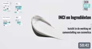 Webinar INCI, Ingredienten en wetgeving